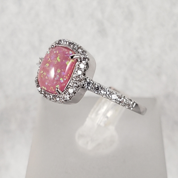 18k Pink Opal Ring - Picture 4 of 8